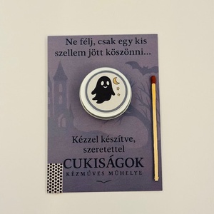 Halloween ajándékgyertya - Meska.hu