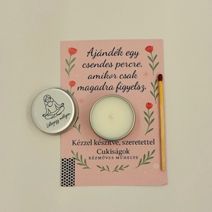 Relaxációs ajándékgyertya - otthon & életmód - gyertya, illat, aroma - gyertya - Meska.hu