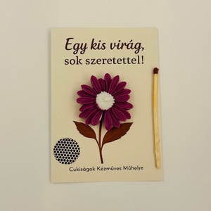 Virág ajándékgyertya, Otthon & Életmód, Gyertya, illat, aroma, Gyertya, , MESKA