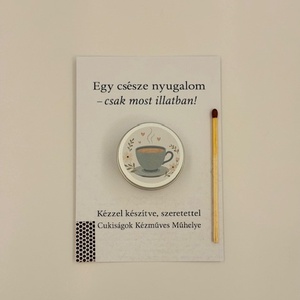 Teás ajándékgyertya - Meska.hu