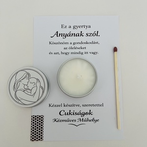 Anyák napi ajándékgyertya - otthon & életmód - gyertya, illat, aroma - gyertya - Meska.hu
