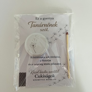 Pedagógus/Tanárnő ajándékgyertya - otthon & életmód - gyertya, illat, aroma - gyertya - Meska.hu
