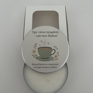 Teás ajándékgyertya - otthon & életmód - gyertya, illat, aroma - gyertya - Meska.hu