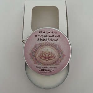 Mandala gyertya - otthon & életmód - gyertya, illat, aroma - gyertya - Meska.hu