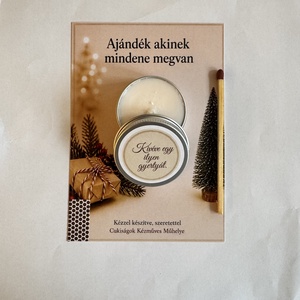 Karácsonyi ajándékgyertya - otthon & életmód - gyertya, illat, aroma - gyertya - Meska.hu