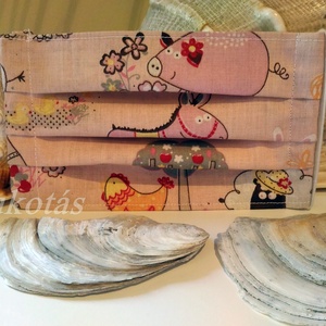 Maszk háziállatokkal, zsebszerű béléssel, fülkímélő, mosható - Meska.hu