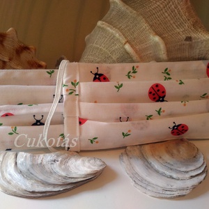 Katicás maszk, bélelt, fülkímélő, katalin1204 részére -  - Meska.hu