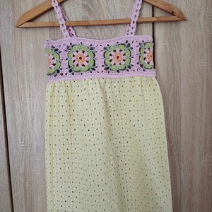 Lányka nyáriruha, sárga - ruha & divat - gyerekruha - ruha - Meska.hu