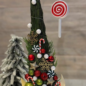 Karácsonyi manós grincsfa - karácsony - karácsonyi lakásdekoráció - karácsonyfa, grincsfa - Meska.hu