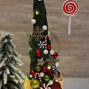 Karácsonyi manós grincsfa - Meska.hu