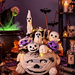 Múmiás Halloween dekoráció - Meska.hu