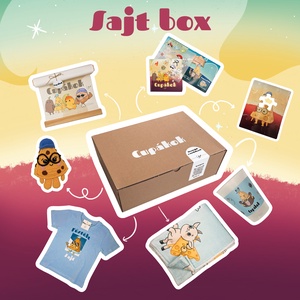 Sajt Sanyi Box  - baba - mama - babalátogató ajándékcsomag - Meska.hu