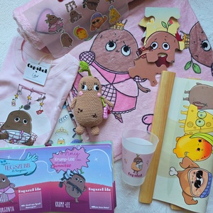 Krumpli Kata Box - baba - mama - babalátogató ajándékcsomag - Meska.hu