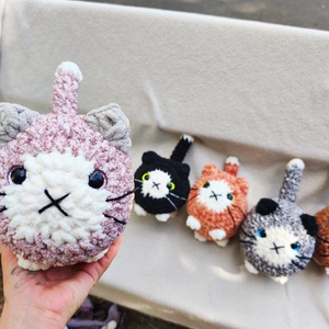 Horgolt duci cica plüss � kézzel készült amigurumi plüss figura - játék & sport - plüssállat & játékfigura - cica - Meska.hu