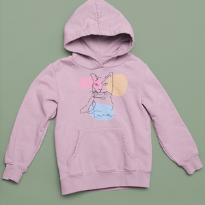 Személyre szabható pulóver és hoodie kutyás és cicás rajzzal - kézzel rajzolt design - ajándék kutya és cica gazdiknak  - karácsony - karácsonyi ruházat - karácsonyi póló & pulcsi - Meska.hu