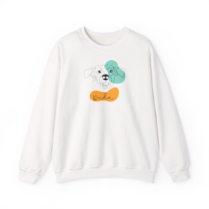 Személyre szabható pulóver kutyás és cicás rajzzal - kézzel rajzolt design - ajándék kutya és cica gazdiknak  - karácsony - karácsonyi ruházat - karácsonyi póló & pulcsi - Meska.hu