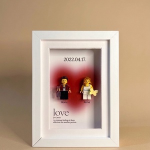 Egyedi LEGO� ajándék képkeretben., Otthon & Életmód, Dekoráció, Kép & Falikép, Több részes kép, Fotó, grafika, rajz, illusztráció, Baba-és bábkészítés, MESKA