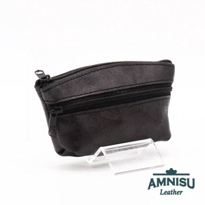 Fényes fekete kettő cipzáras kulcstartó B8006, Táska & Tok, Kulcstartó & Táskadísz, Kulcstartó, , MESKA