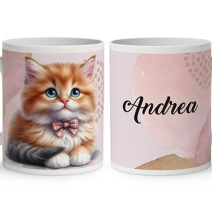 Kérd a Neveddel - Masnis tündéri cica mintás bögre, Otthon & Életmód, Konyhafelszerelés, tálalás, Tálalás, Bögre & Csésze, , MESKA