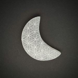Szelenit hold lapos életvirág 8cm, Kellékek & szerszámok, Ásvány alapanyag, Szelenit korong, , MESKA