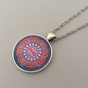 Inka mandala No. 6 nyaklánc  - ékszer - nyaklánc - medálos nyaklánc - Meska.hu