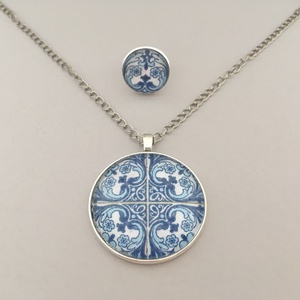 Azulejo No.1 üveglencsés gyűrű - ékszer - gyűrű - üveglencsés gyűrű - Meska.hu Azulejo No.1 üveglencsés gyűrű - ékszer - gyűrű - üveglencsés gyűrű - Meska.hu