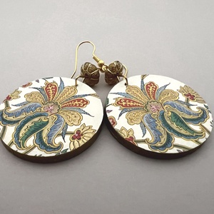 Sárkányvirág No.5 fülbevaló - ékszer - fülbevaló - lógós kerek fülbevaló - Meska.hu