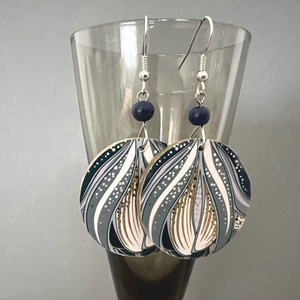 Jeges hagymakupola No.1 fülbevaló - ékszer - fülbevaló - lógós kerek fülbevaló - Meska.hu