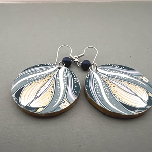 Jeges hagymakupola No.1 fülbevaló - ékszer - fülbevaló - lógós kerek fülbevaló - Meska.hu