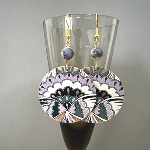 Jégvirág No.2 fülbevaló - ékszer - fülbevaló - lógós kerek fülbevaló - Meska.hu