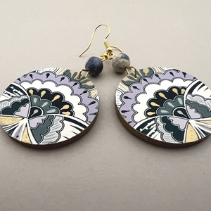 Jégvirág No.2 fülbevaló - ékszer - fülbevaló - lógós kerek fülbevaló - Meska.hu