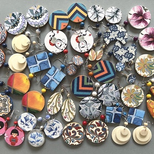 Jégvirág No.2 fülbevaló - ékszer - fülbevaló - lógós kerek fülbevaló - Meska.hu