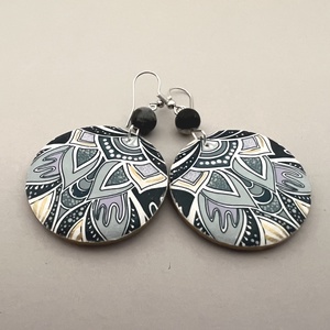 Jégcsipke No.2 fülbevaló - ékszer - fülbevaló - lógós kerek fülbevaló - Meska.hu