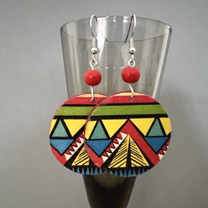 Inka No.4 fülbevaló  - ékszer - fülbevaló - lógós kerek fülbevaló - Meska.hu