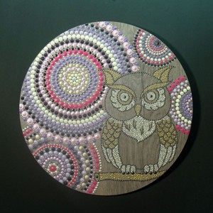 Bagoly mandala - otthon & életmód - dekoráció - spiritualitás - mandala - Meska.hu