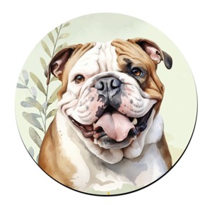 Angol bulldog portré mintás bögre alátét, , , MESKA