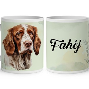 Névvel kérhető - Ír szetter portré mintás bögre, Otthon & Életmód, Konyhafelszerelés, tálalás, Tálalás, Bögre & Csésze, , MESKA