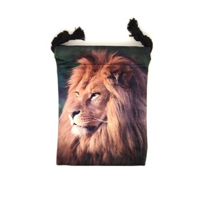 Oroszlán mintás szütyő � textil ajándéktasak 13x18 cm - Meska.hu