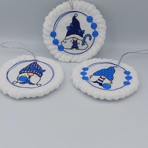 Karácsonyi díszek 3 db - Meska.hu