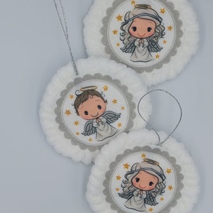 Karácsonyi díszek 3 db - Meska.hu