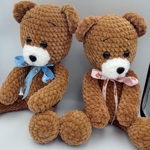 Pihe-puha mackó  - játék & sport - plüssállat & játékfigura - maci - Meska.hu