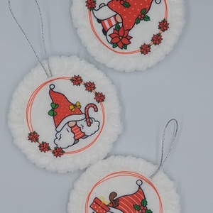 Karácsonyi díszek 3 db - Meska.hu