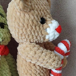 Plüss Rénike - karácsony - karácsonyi lakásdekoráció - karácsonyi manók, figurák - Meska.hu