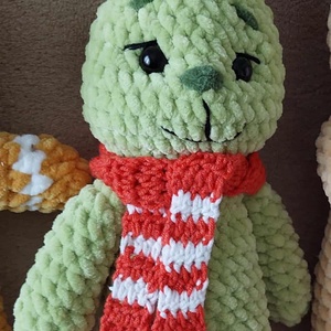 Plüss Grimcs, Karácsony, Karácsonyi lakásdekoráció, Karácsonyi manók, figurák, Horgolás, MESKA