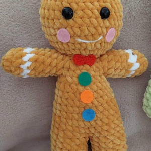 3 karácsonyi figura - mintaleírás PDF formátumban - diy (csináld magad) - szabásminta, útmutató - horgolási minta - Meska.hu