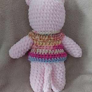 Horgolt cica - játék & sport - plüssállat & játékfigura - cica - Meska.hu