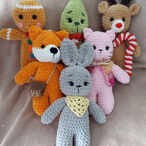 Horgolt róka - játék & sport - plüssállat & játékfigura - róka - Meska.hu