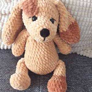 Plüss kutya, felirat is kérhető rá  - játék & sport - plüssállat & játékfigura - kutya - Meska.hu