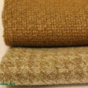 Gyapjúszövet. Kockás és barna szövet. Textilcsomag. - kellékek & szerszámok - méteráru - anyagcsomag - Meska.hu