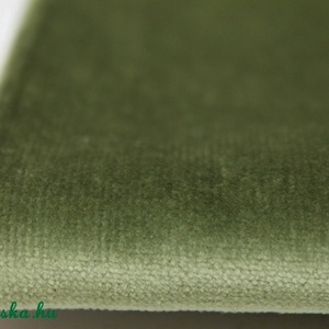 Bársony Pamut tükörbársony Zöld színű plüssbársony - kellékek & szerszámok - méteráru - bársony - Meska.hu
